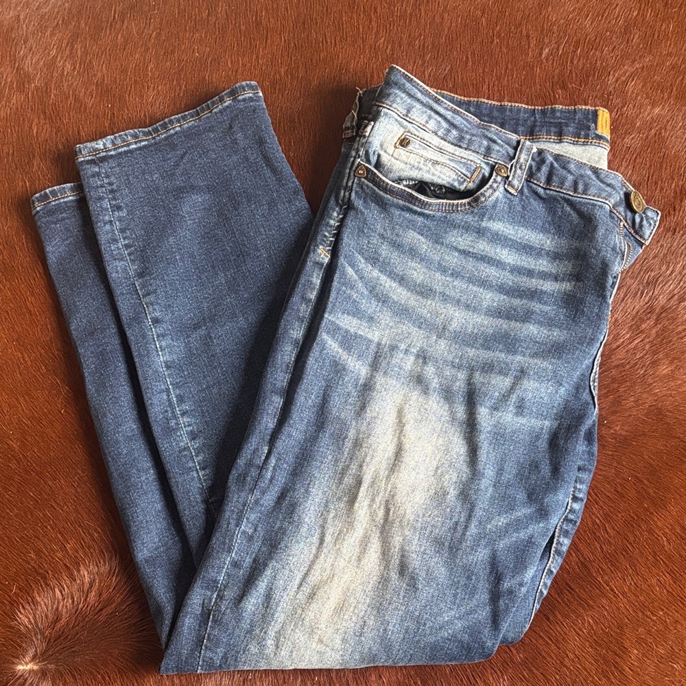 Kut from the Kloth Dark Blue Straight Leg Jeans